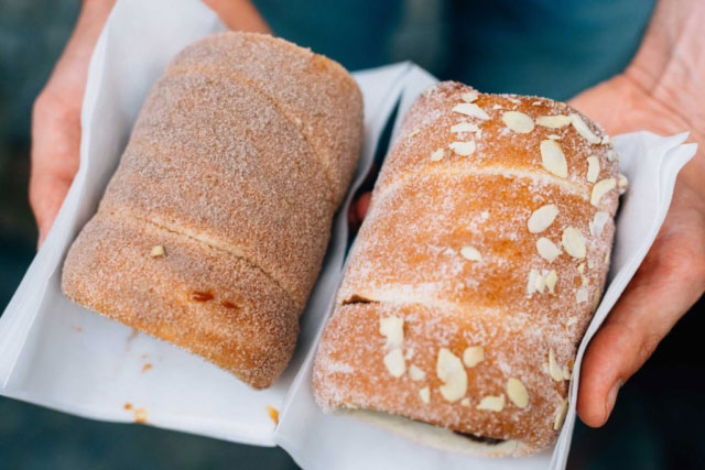 Fresh honey oat loaf bread