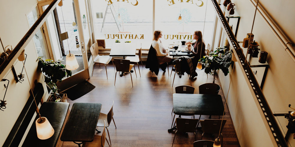 The Coffee Stop interior dining space